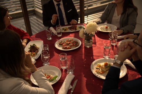 Menús para eventos sociales